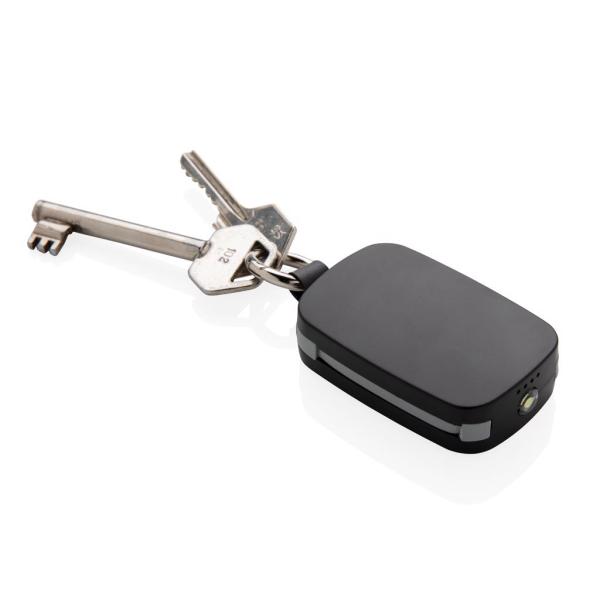 1.200 mAh Keychain Powerbank with integrated cables, black