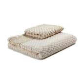 T1-Winter60 Exclusive Winter Towel set - Shell/Oak Buft