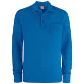 Clique Basic Polo LS Pocket kobalt 4xl