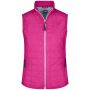 Ladies' Hybrid Vest - pink/silver - S