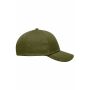 MB6223 6 Panel Heavy Brushed Cap - olive - one size
