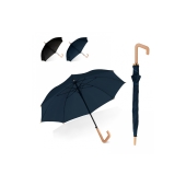 Stok paraplu 23” R-PET auto open - Donkerblauw