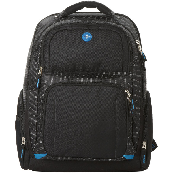 TY 15.4" checkpoint friendly laptop backpack 23L - Solid black