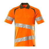 hi-vis oranje/mosgroen