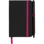 Noir edge klein notitieboek - Zwart/Roze