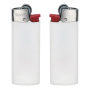 BIC® J25 Standaard aansteker J25 Lighter BO white translucent_BA white_FO red_HO chrome