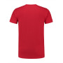 L&S T-shirt Crewneck cot/elast SS for him red XXL