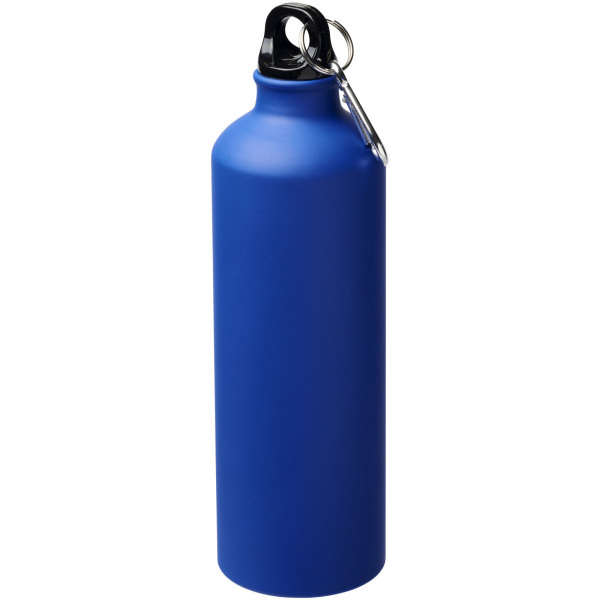 Pacific 770 ml matte water bottle with carabiner - Blue
