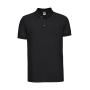 Men's Fitted Stretch Polo - Black - M