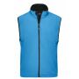 Men's Softshell Vest - aqua - 3XL