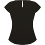 Ladies pleat front blouse Black XXL