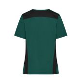 Ladies' Workwear T-Shirt - STRONG - - dark-green/black - 3XL