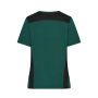 Ladies' Workwear T-Shirt - STRONG - - dark-green/black - 3XL
