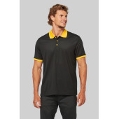 Heren-sportpolo Black / Red L