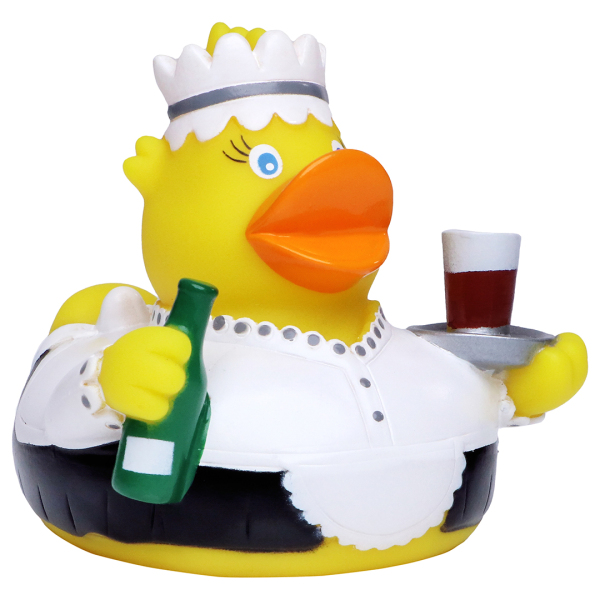 Squeaky duck waitress