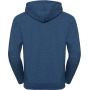 Authentic Full zip hooded melange sweatshirt Indigo Melange XS