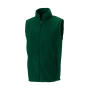 Men's Gilet Outdoor Fleece - Bottle Green - 2XL