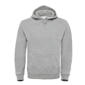 ID.003 Cotton Rich Hooded Sweatshirt - Heather Grey - 4XL