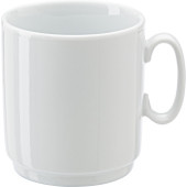 Porseleinen mok (290 ml), stapelbaar. Porseleinen mok (290 ml), stapelbaar.