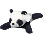 Plush panda Leila black/white