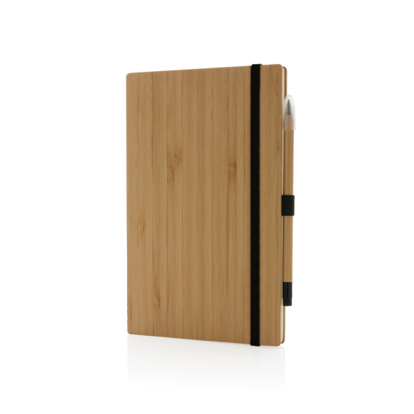 FSC® bamboe notitieboek en infinity potloodset