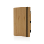 FSC® bamboe notitieboek en inifity potloodset, bruin