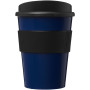 Americano® Medio 300 ml tumbler with grip - Blue/Solid black