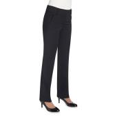 Ladies Sophisticated Genoa Trousers, Black, 10/R, Brook Taverner