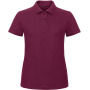 Id.001 Ladies' Polo Shirt Wine 3XL