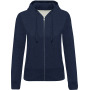 Hooded vest dames Bio French Navy Heather XS