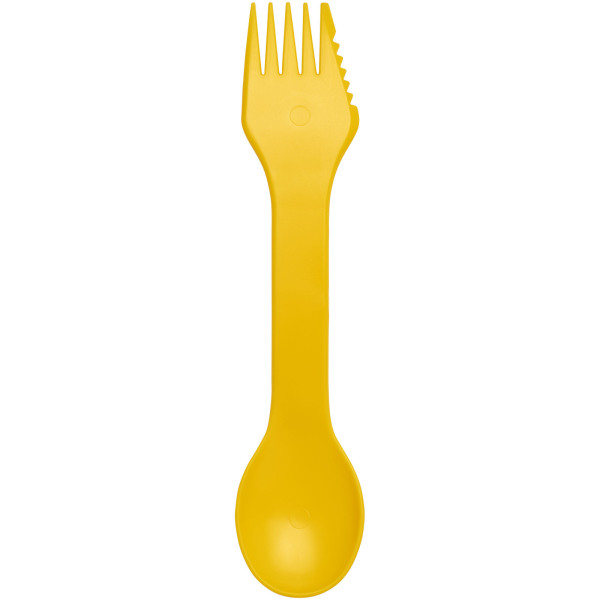 Epsy 3-in-1 spoon, fork, and knife - Yellow