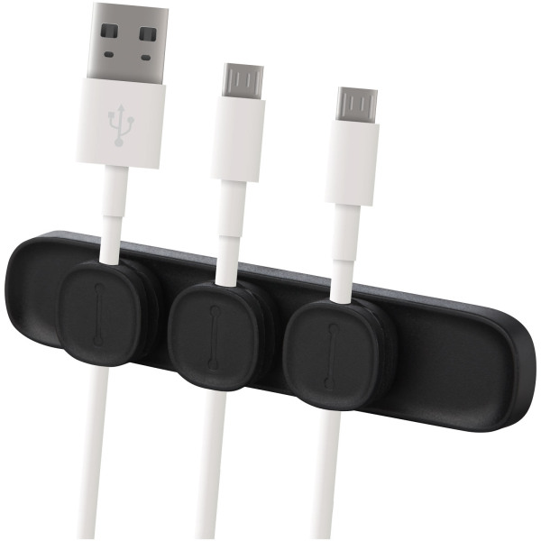 Magclick magnetic cable manager - Solid black