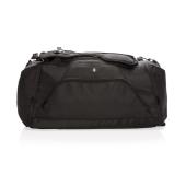 Swiss Peak RFID sports duffle & backpack, black