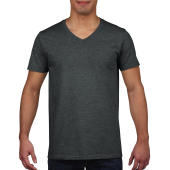 Gildan Mens Softstyle® V-Neck T-Shirt - Dark Heather - 2XL