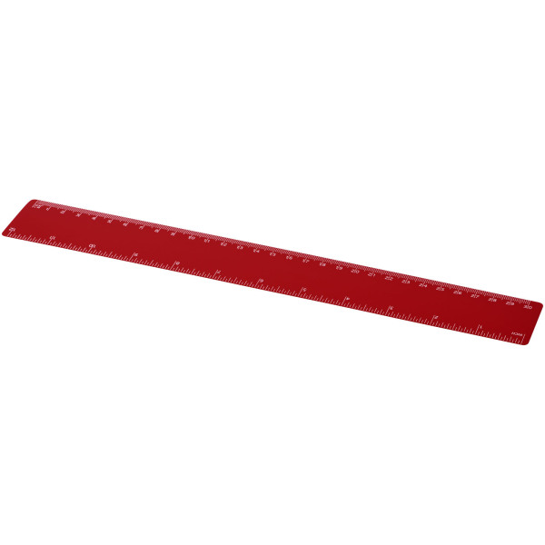 Rothko 30 cm plastic ruler - Red