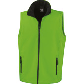 Core Printable Softshell Bodywarmer Vivid Green / Black 4XL