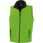 Core Printable Softshell Bodywarmer Vivid Green / Black 3XL