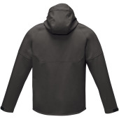 Coltan heren GRS-gerecycled softshell jack - Storm grey - S