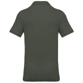Men's short-sleeved piqué polo shirt Dark Khaki S