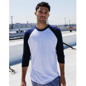Unisex Poly-Cotton 3/4 Sleeve Raglan T-Shirt Unisex Poly-Cotton 3/4 Sleeve Raglan T-Shirt