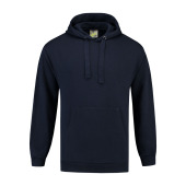L&S Sweater Hooded navy L