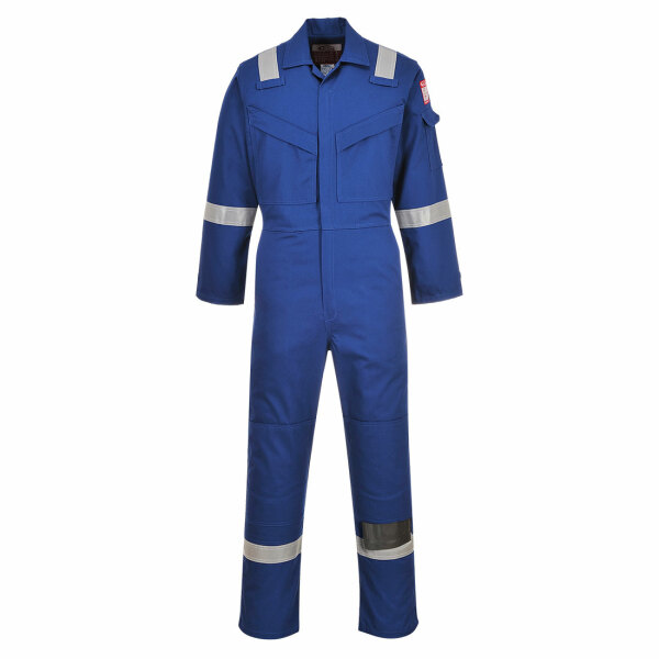 Flame Resistant Anti-Static Coverall 350g Royal Blue Tall