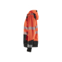 Hooded sweatshirt met rits High Vis