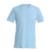 T-shirt V-hals korte mouwen Sky Blue 4XL