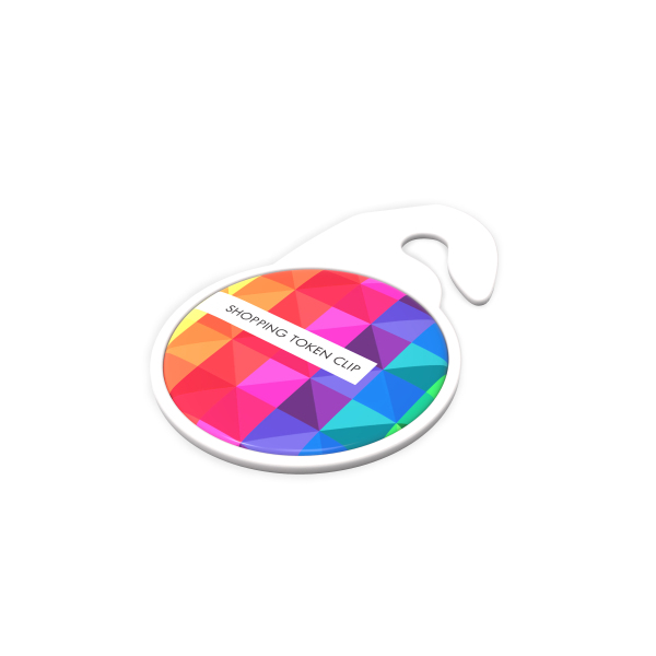 Key Ring Shopping Token Clip Wit Key Ring Shopping Token Clip Wit