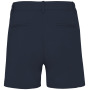 Ecologische chinobermuda dames Navy Blue 34 FR