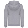 Kinder hooded sweater met rits Oxford Grey 6/8 jaar