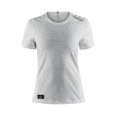 Community mix ss tee wmn grey melange xxl