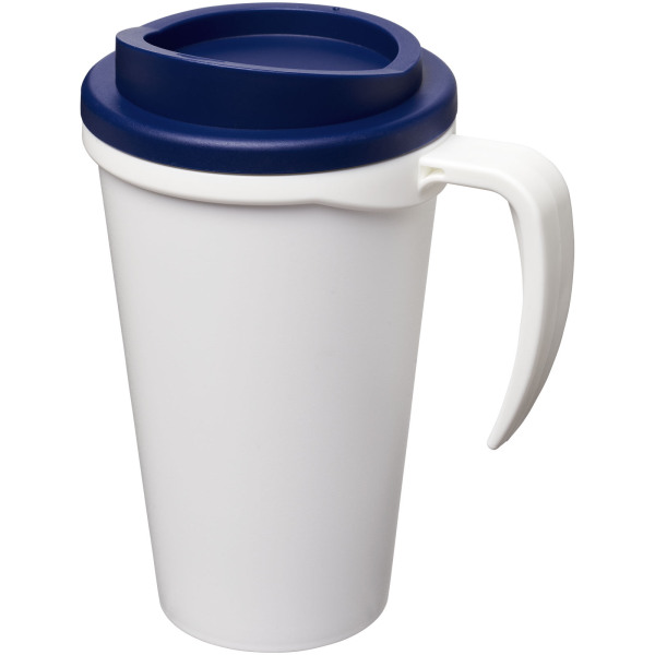 Americano® Grande 350 ml insulated mug - White/Blue