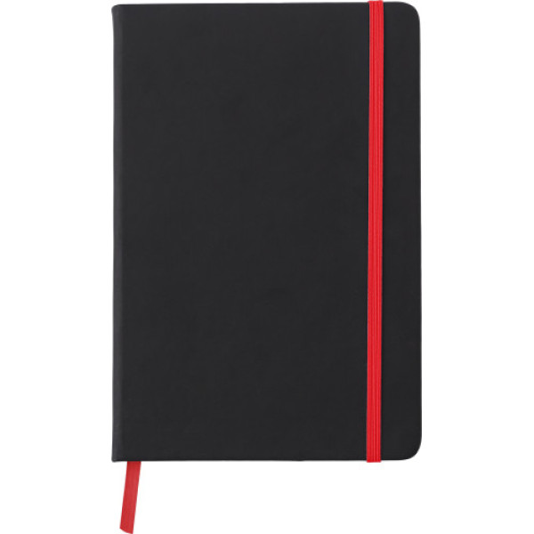 PU notitieboek Charlene rood
